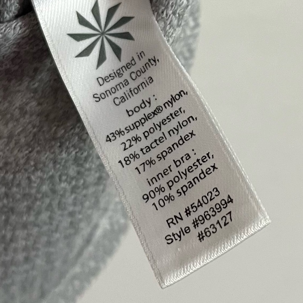 Athleta Gray Patterned Strappy Activewear Tank Top - image 3